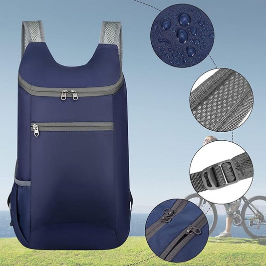 Backpack - Set of 2 Ultralight Foldable Backpacks - Waterproof Hiking Backpack - Ultralight Outdoor Backpack V1188-MS-313-0494