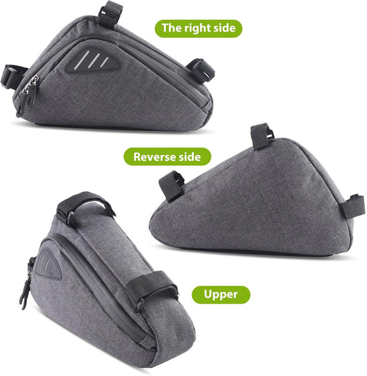 Bicycle pannier - Bicycle frame bag - Waterproof bicycle bag - Triangular bicycle frame bag - Mountain bike V1188-MS-313-0539