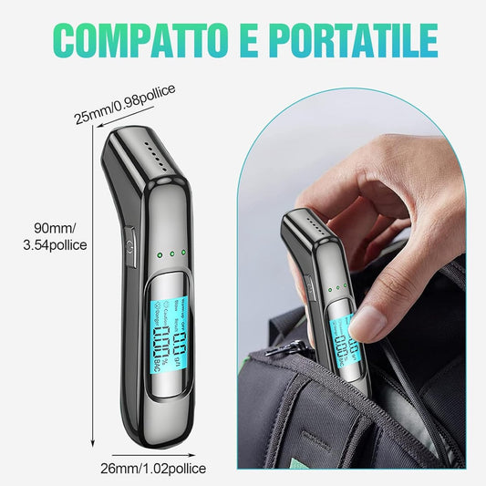 Breathalyzer - Digital Breathalyzer - Portable Breathalyzer - Breathalyzer - With HD LED and high-sensitivity V1188-MS-313-0587