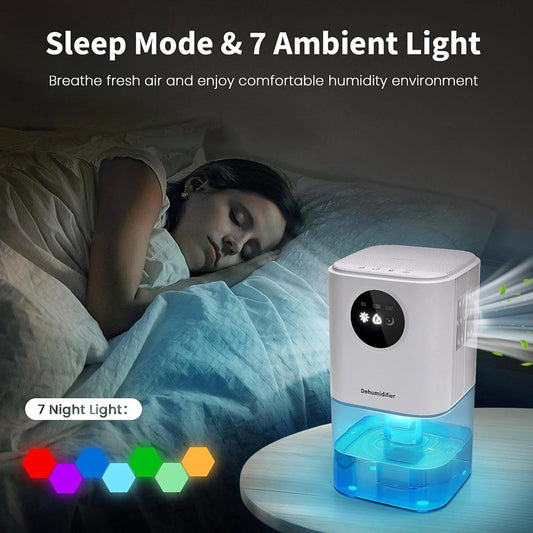 Dehumidifier - Ultra-Quiet Smart Dehumidifier - Home Dehumidifier - Ultra-Quiet Portable Dehumidifier - For V1188-MS-313-0611