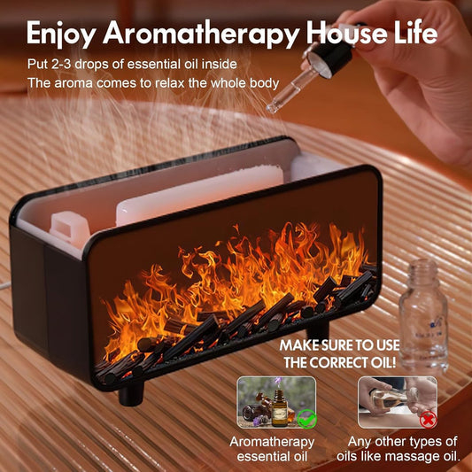 3-in-1 Ultrasonic Air Diffuser, Aromatherapy Humidifier, Auto Shut-Off, Cool Mist, Electric Humidifier for V1188-MS-313-0622