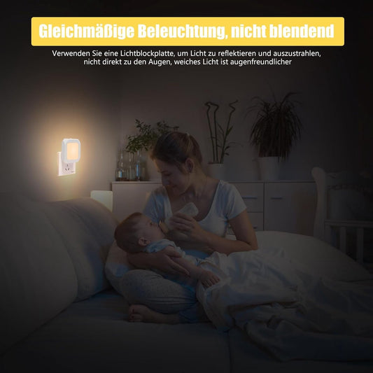 Night light - Night light plug - Adult night light - LED night light - With sliding dimming position - V1188-MS-313-0656