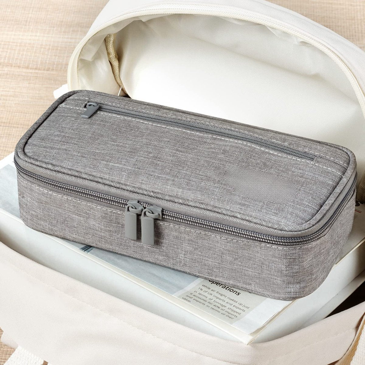 Large capacity pencil case, storage case, high-value, large capacity pencil case, stationery storage, makeup V1188-MS-313-0691