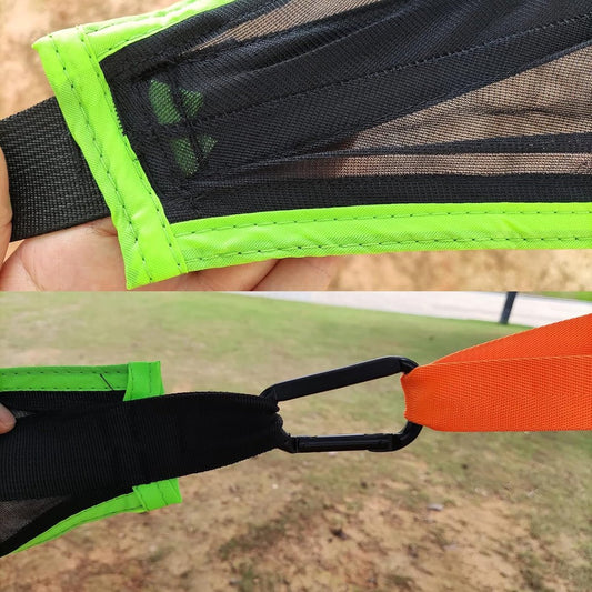 Portable triangular hammock for multiple people, outdoor camping aerial hammock, 3-point design for 2-3 V1188-MS-313-0697