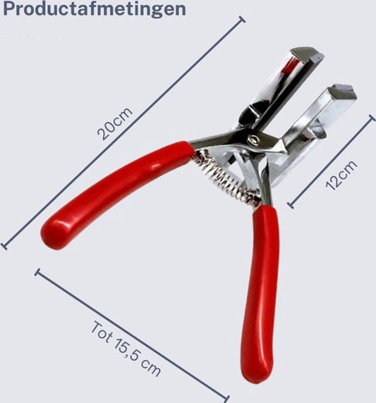 Canvas clamp - Canvas clamp - Canvas clamp - 12 cm wide jaws - Metal canvas clamp - Clamp for stretching oil V1188-MS-313-0737