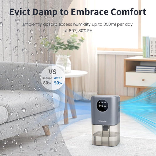 Dehumidifier - Intelligent Ultra - Silent Dehumidifier - Ultra-Quiet Portable Dehumidifier - For Drying V1188-MS-313-0780