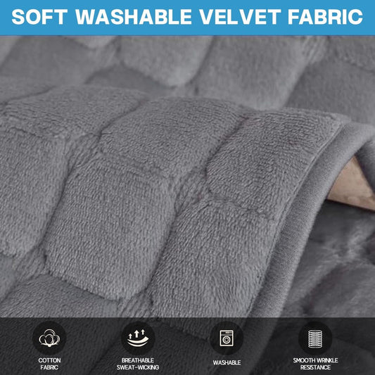 Sofa cover - Corner sofa cover - Flannel sofa cover - Winter sofa cover - Sofa cushion cover - Corner sofa V1188-MS-313-0785