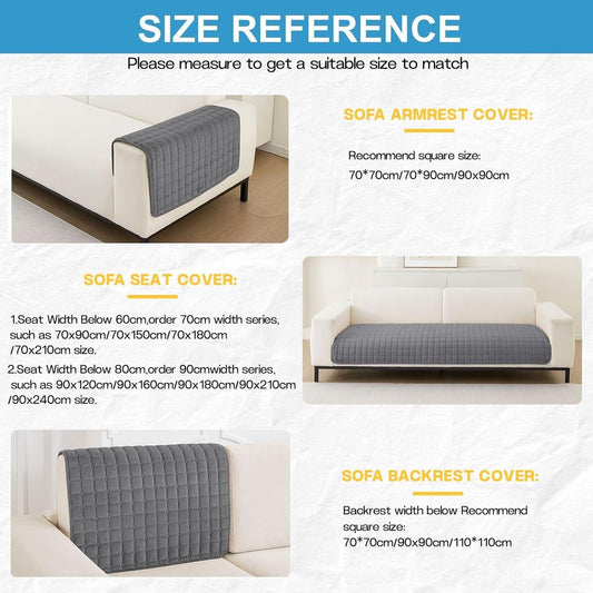 Sofa cover - Corner sofa cover - Flannel sofa cover - Winter sofa cover - Winter - Sofa cover - Corner sofa V1188-MS-313-0786