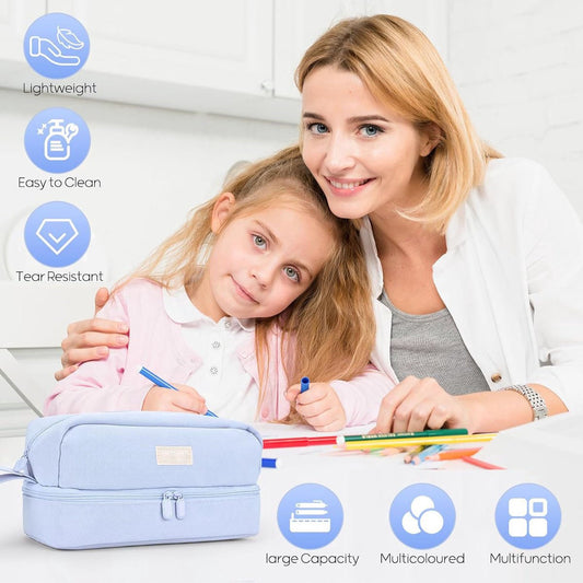 Pencil case - Boy's pencil case - Girl's pencil case - School cases - Large pencil case - School supplies - V1188-MS-313-0889