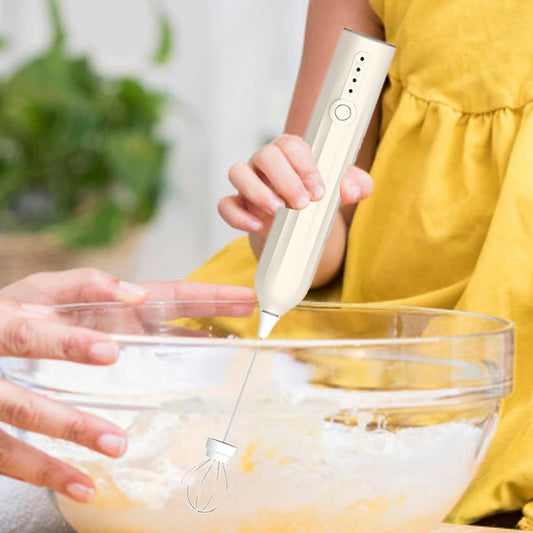Milk Frother - Electric Milk Frother - Manual Milk Frother - Rechargeable Milk Frother - Mini Whisk - 3-Speed V1188-MS-313-0909