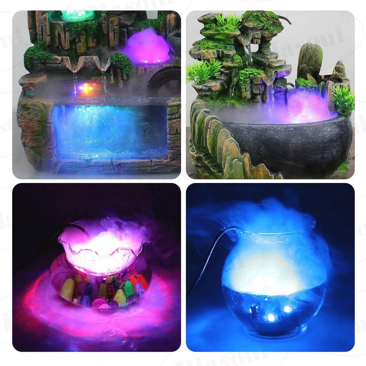 12 LED Ultrasonic Mister for Sinks and Decoration V1188-MS-313-0919
