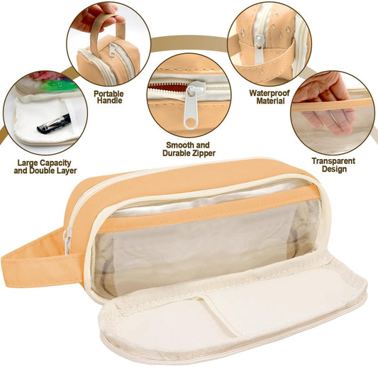 Pencil Case - Large Capacity - Waterproof and Expandable - Pencil Case for Boys and Girls - School Supplies - V1188-MS-313-0930