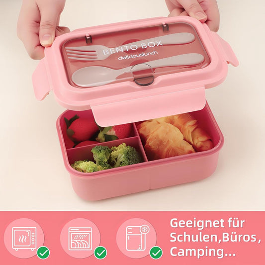 Lunch boxes - lunch box - adult lunch box - child's lunch box - Kinder lunch box - 3-compartment leakproof V1188-MS-313-0972