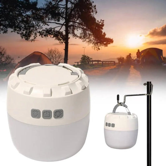 Camping lamp - Camping light - Flashlight - Rechargeable camping lamp - Tent light - Rechargeable - 3200mAh - V1188-MS-313-0981