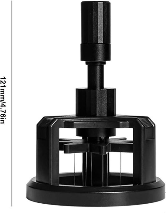 Manual coffee press - Magnetic coffee preparation tool - Coffee maker accessory - Non-slip prong mixer - V1188-MS-313-1016