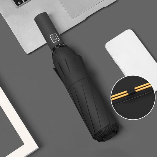 Parasol - Folding Storm Umbrella - Large Umbrella - 105cm Extendable - Large Folding Umbrella with 24 V1188-MS-313-1035