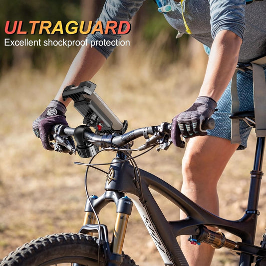 Bicycle Phone Holder - Easy to Install - Motorcycle Phone Holder - [Ultra-Stable Bicycle Phone Holder - V1188-MS-313-1116