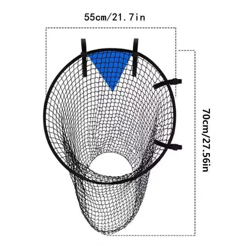 2-Pack Football Goal Training Nets, Durable Stable for Shooting Practice, Easy to Assemble Remove, Black, 7.3 V1188-MS-325-0047