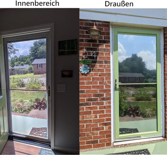 40cmx2m Self-Adhesive Window Film Mirror Reflective Silver, Blocks Heat and UV Radiation for Sun Protection V1188-MS-325-0425