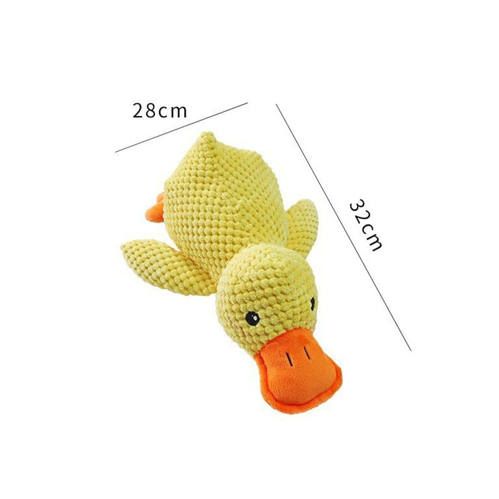 1 Calming Plush Duck Dog Toy with Squeaker for Small Dogs, M V1188-MS-325-0683
