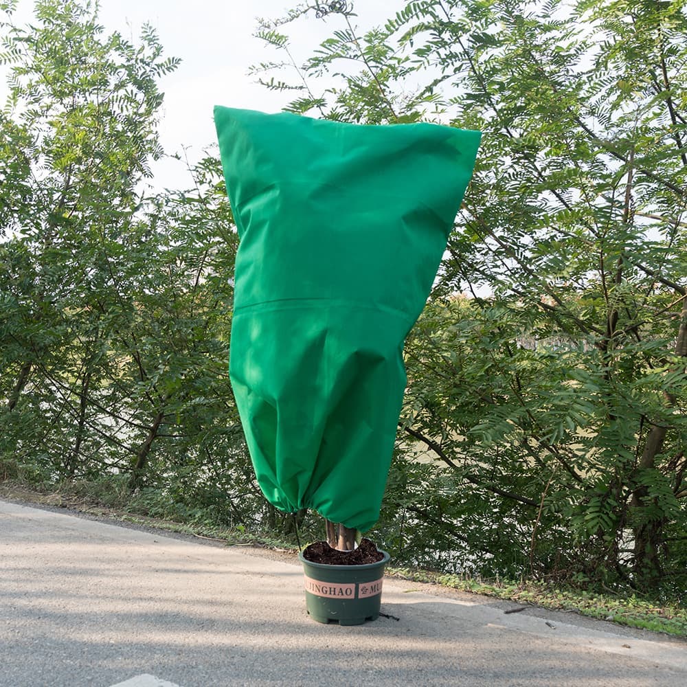 3-Pack Reusable Winter Plant Protection Covers with Drawstring for Outdoor Plants Fruit Trees Potted Plants, V1188-MS-325-0711