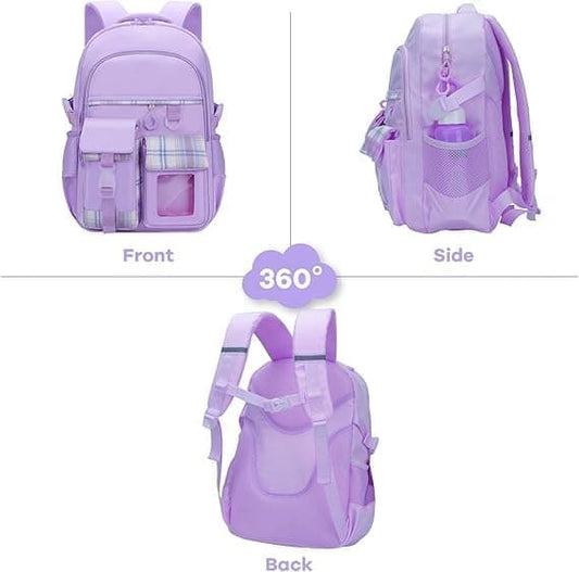 15.6 Inch Cute Kawaii Kids Backpack for Girls with Compartments, Elementary School & Teenage Girls School V1188-MS-325-1090