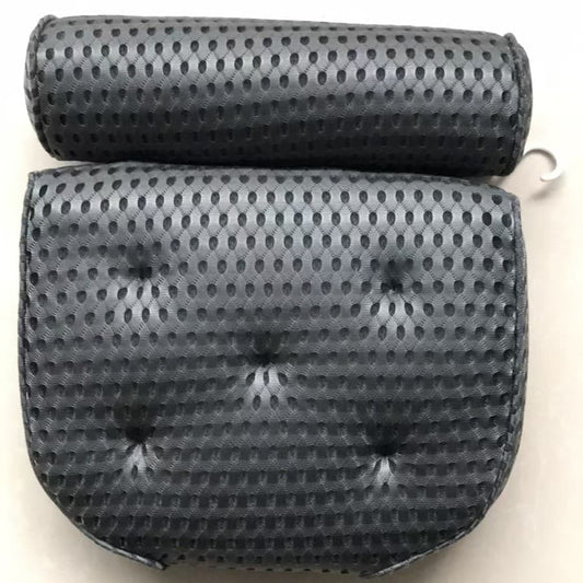 Bathtub Cushion with 7 Suction Cups, 4D Breathable Headrest for Relaxation, Compatible with Bathtubs & V1188-MS-325-1152