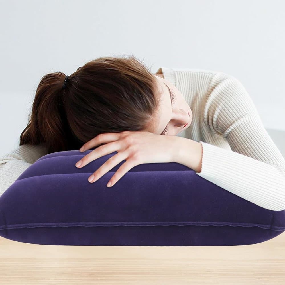 2-Pack Inflatable Travel Pillow, Compact Headrest Pillow for Camping and Travel, , SZ2 V1188-MS-325-1244