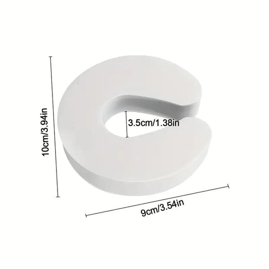 6-Pack Kids Door Stops, High Density EVA Pinch Protection Door Clips for Child Safety, Compatible with Most V1188-MS-325-1560