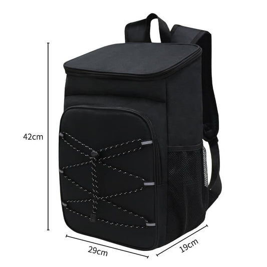 40L Insulated Backpack Cooler Bag Waterproof for Picnic Camping Travel Lunch Grill, Black V1188-MS-325-1782