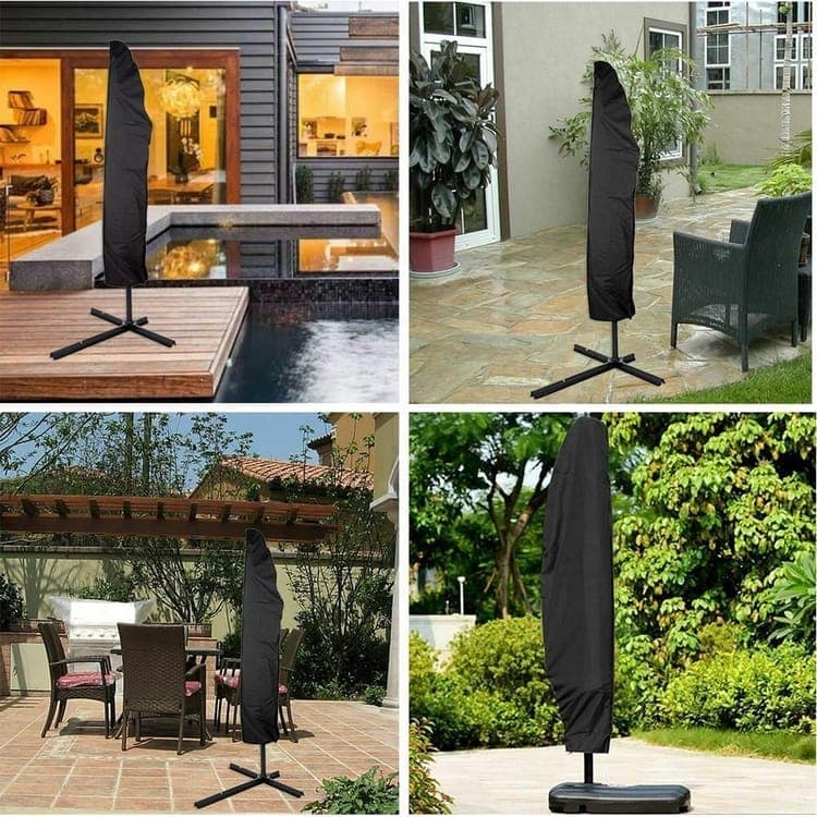 Waterproof Dustproof UV-Protected Parasol Cover, 240x57x57cm V1188-MS-325-1918