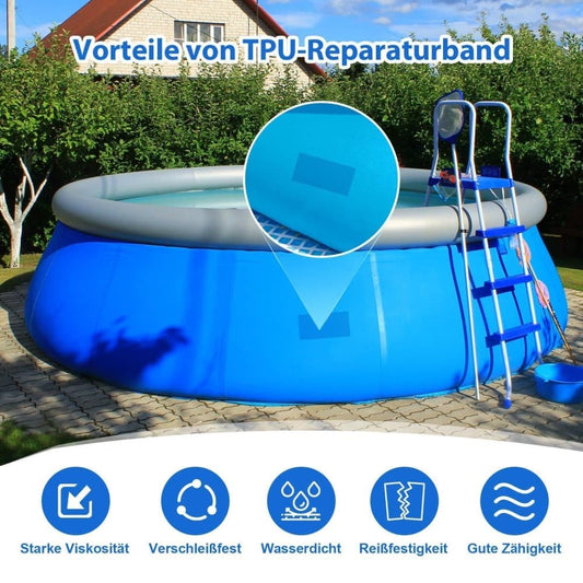 Waterproof Strong Repair Tape for Pool Repair and Sealing, Self-Adhesive, 10 cm x 100 cm V1188-MS-325-1969