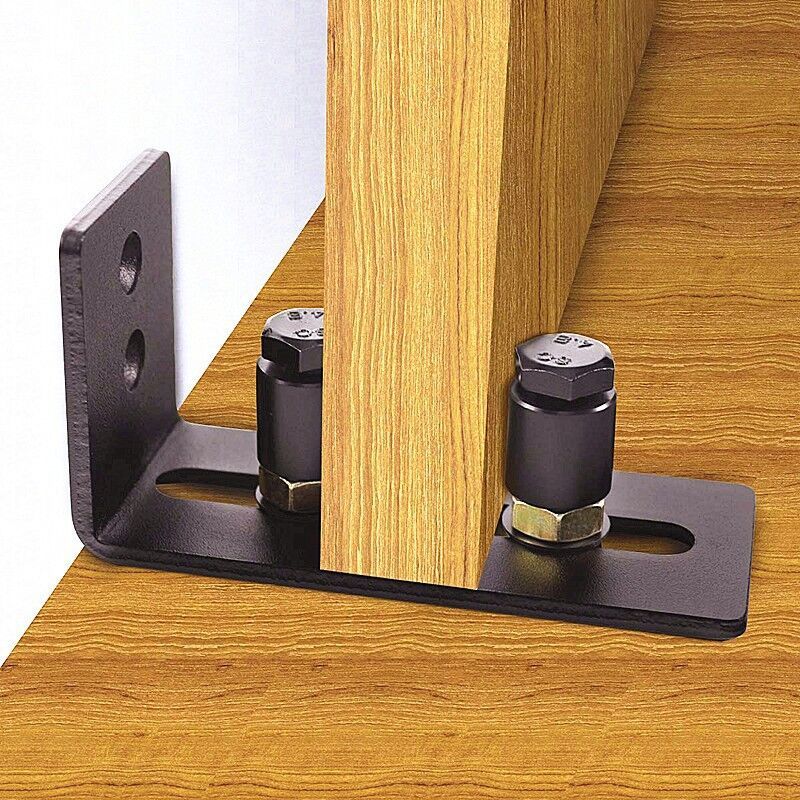 Sliding Door Floor Guide, Adjustable Carbon Steel Barn Door Floor Track V1188-MS-520-012