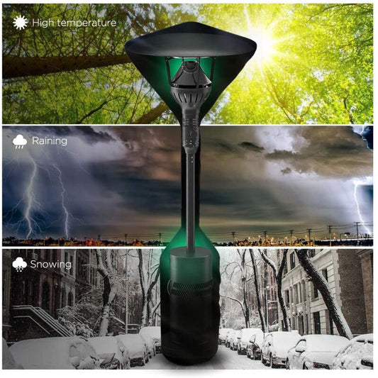 Gas Patio Heater Cover, Water Resistant Parasol Heater Cover, Black, 241 x 86 x 47 cm V1188-MS-520-040