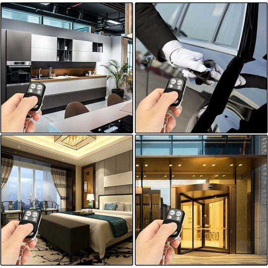 4 Pack Universal Electric Garage Door Remote Control, 433 MHz V1188-MS-520-066