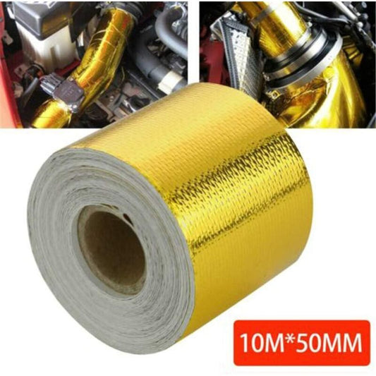 Gold Aluminum Foil Tape, Reflective Thermal Adhesive Tape, 10 m x 5 cm V1188-MS-520-088