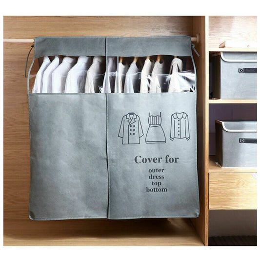 Gray Universal Dustproof Clothing Cover, 90 x 110 cm V1188-MS-527-083