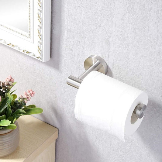 SUS304 Stainless Steel Wall Mounted Toilet Paper Holder Bathroom Polished Finish A2175S12 V1188-MS-527-090