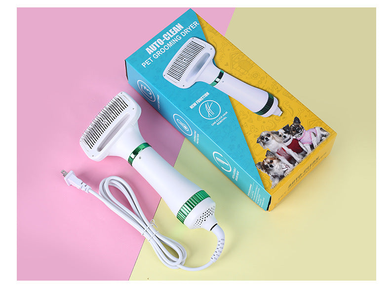 2 in 1 Pet Hair Dryer Comb Grooming Set, Gold, AU Plug V1188-MS-611-087