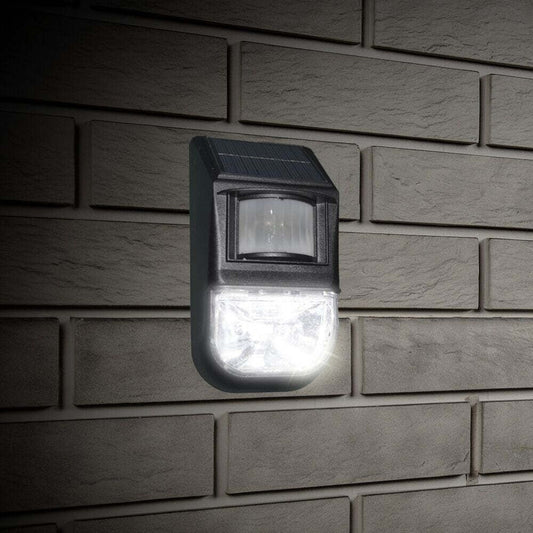 Solar Motion Sensor Wall Light, Rechargeable Outdoor Security Lamp, 1 Piece V1188-MS-617-011