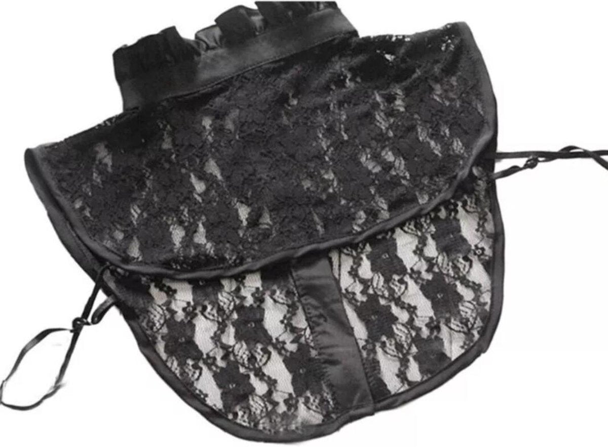 Chic Detachable Collar - Black with Lace - Women/Kids V1188-MS101-00015-1