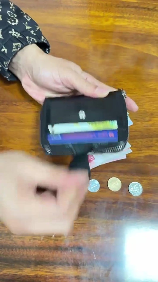 Billfold Retro Wallet & Card Holder | For 11 Cards | Credit Card Holder | With Cash Compartment | Card Holder V1188-MS101-00069-1