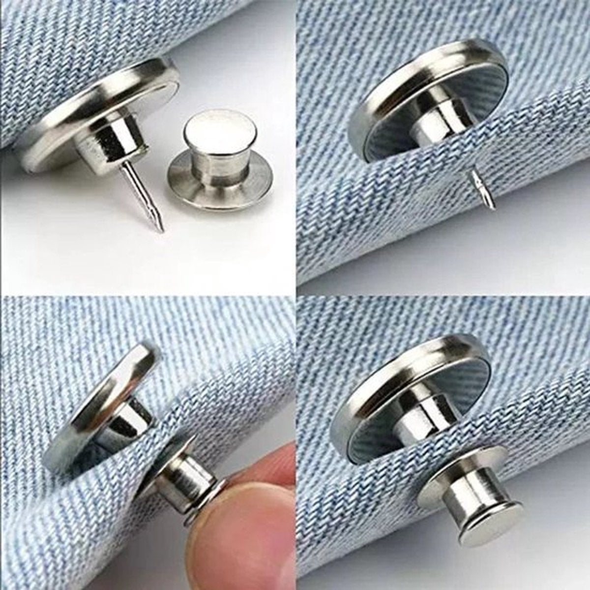 Jeans Button with Snap | Universal Jeans Button Pin | Jeans Buttons | Replacement Buttons | Jeans Button | V1188-MS101-00099-1