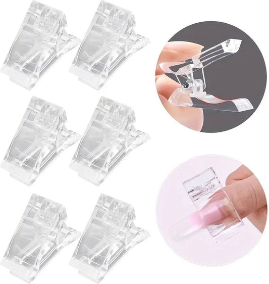Polygel Clamp | Nail Clamp | Nail Clip | Dual Form Clamp | For Applying Gel Nails V1188-MS101-00141-1