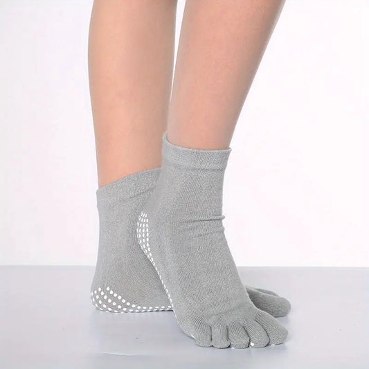 Full Toe Yoga Socks | Full Toe Yoga Sock | With Anti-Slip Bottom | Anti-Slip Socks | Pilates Socks | Size V1188-MS101-00156-1