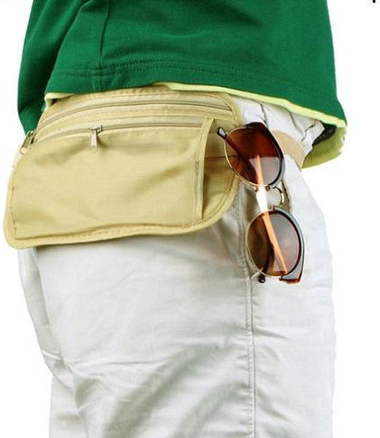 Money Belt | Undercover Money Belt | Waist Bag | Waist Bag | Pouch | Black V1188-MS101-00182-1
