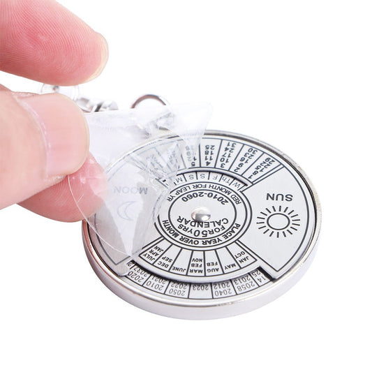 Keychain - New - Hot Sale - 2010 to 2060 - 50 Years - 'Everlasting' Calendar - Calendar - Unisex Keychain - V1188-MS101-00203-1