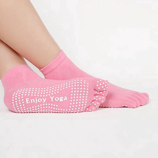 Full Toe Yoga Socks | Full Toe Yoga Sock | With Anti-Slip Bottom | Anti-Slip Socks | Pilates Socks | Size V1188-MS101-00207-1