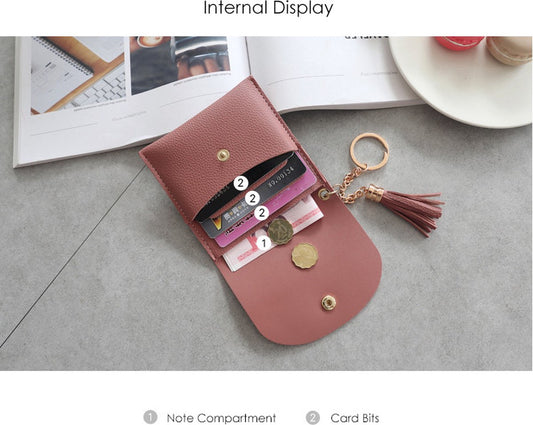 Wallet & Card Holder for 6 Cards | Credit Card Holder | With Cash Compartment | Card Holder | Wallet | PU V1188-MS101-00239-1