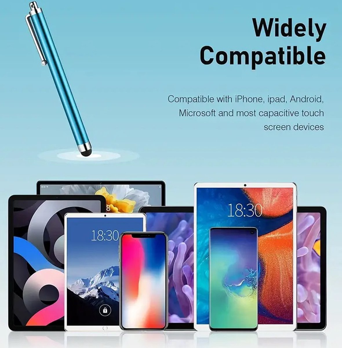 Stylus Pen | Capacitive Stylus Pen | Universal Stylus | Suitable for all smartphones and tablets | 1 piece | V1188-MS101-00350-1